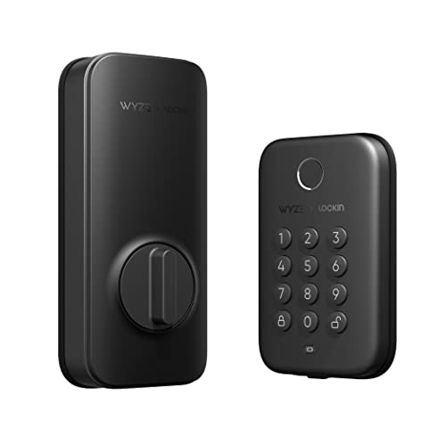 Wyze Auto-Lock Bolt: Fingerprint Keyless Entry Door Smart Bluetooth Deadbolt Replacement