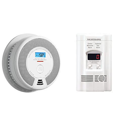X-Sense 10-Year Battery Smoke & CO Alarm + Gas Detector, AC-Plug-in, White