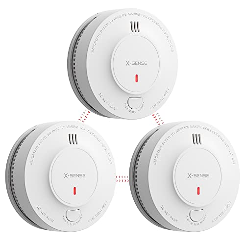 X-Sense Wireless Interconnected Smoke Detector Fire Alarm