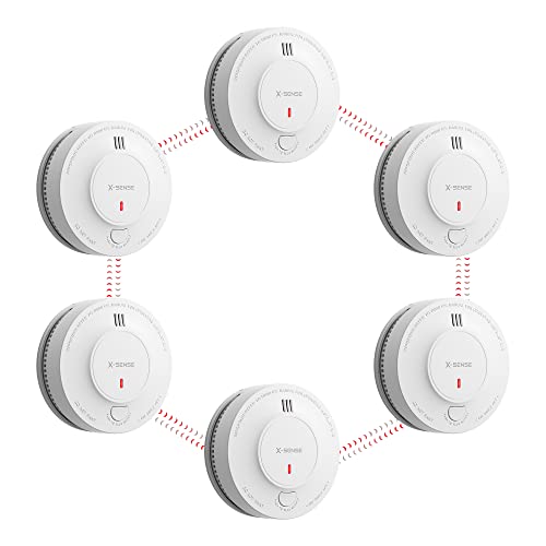 X-Sense Wireless Smoke Detector Pack of 6