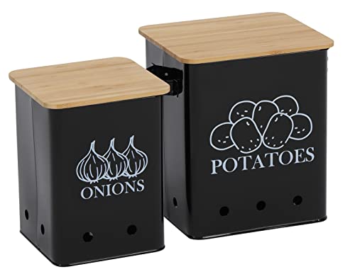 Xbopetda Potato Onion Storage Bin Set