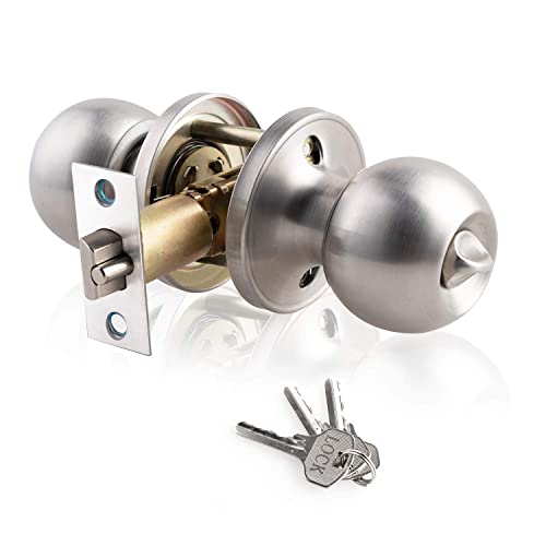 XIUDI Entry Door Knobs with Lock and Key