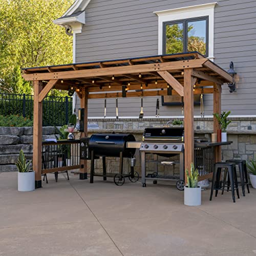 XL Grill Gazebo with Accessories and PowerPort
