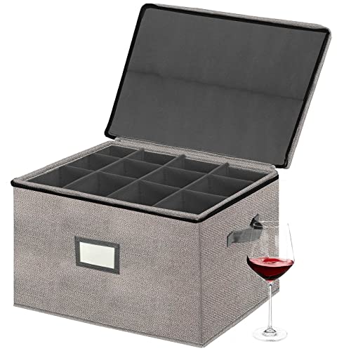 Xmasorme Wine Glass Storage Cases