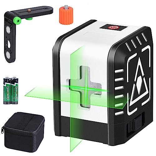 XRCLIF 50ft Self-Leveling Laser Level with Green Beam Cross Line Laser