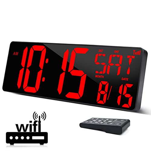 XREXS WiFi Sync Wall Clock