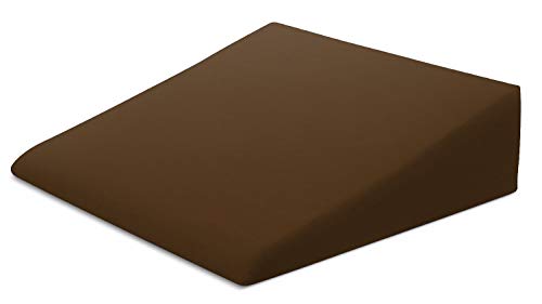 Xtreme Comforts Wedge Pillow Cover - Allergy-Friendly & Easy to Clean - Brown