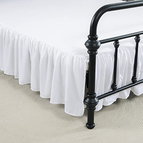 Xuan Dian Full Size Ruffled Bed Skirt with Split Corners