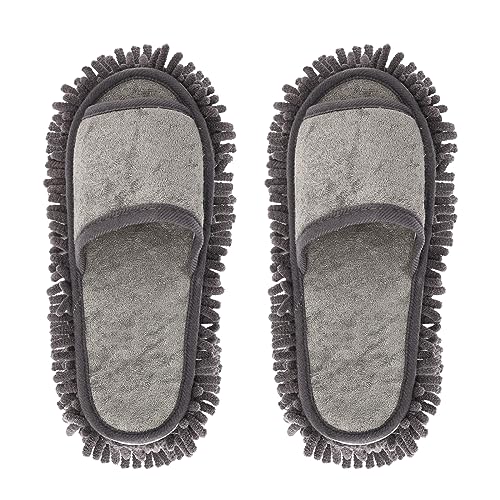 Xunlong Unisex Slipper Floor Cleaning Mop - Grey - Women 11-12/Men 9-11