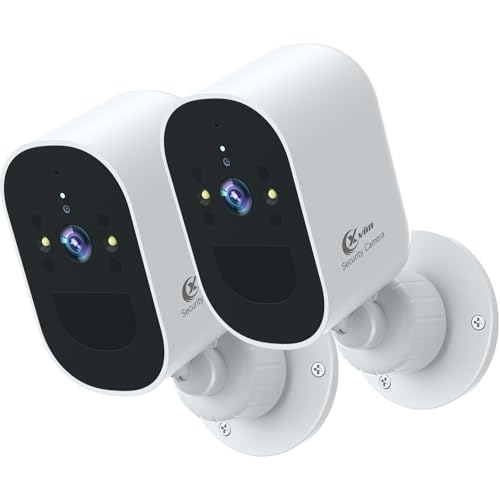 XVIM 4MP Wireless Security Cameras with PIR Motion Detection