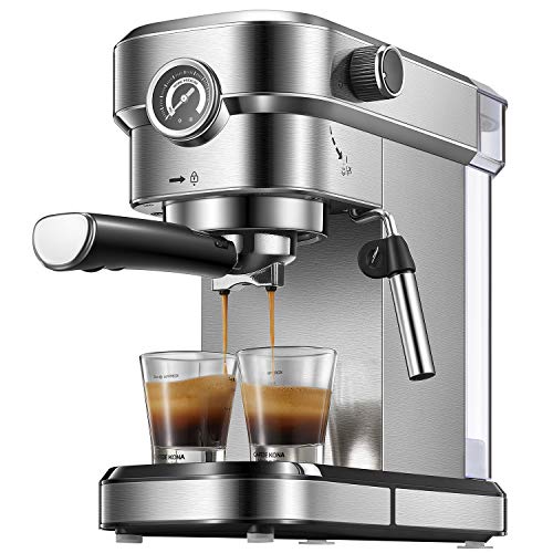  COWSAR Espresso Machine 15 Bar, Semi-Automatic