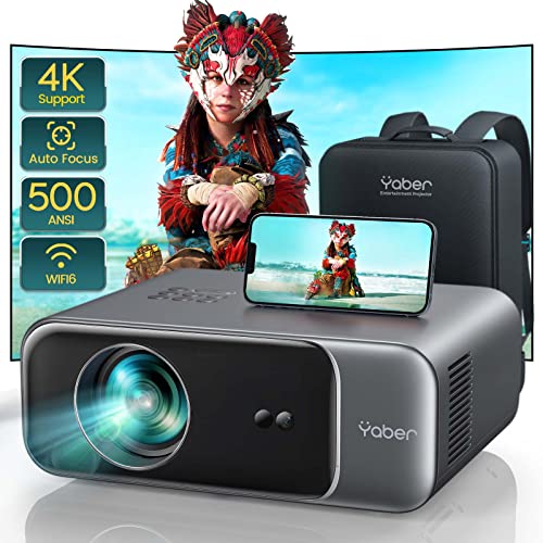 YABER Pro V9 4K Projector with WiFi 6 and Bluetooth 5.2