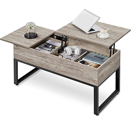 Yaheetech 40 inch Lift Top Coffee Table