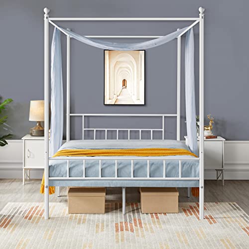 Yaheetech Canopy Bed Frame