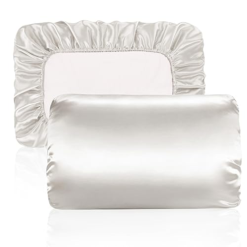 Yanideer Cooling Satin Pillowcase for Hair & Skin, Grey