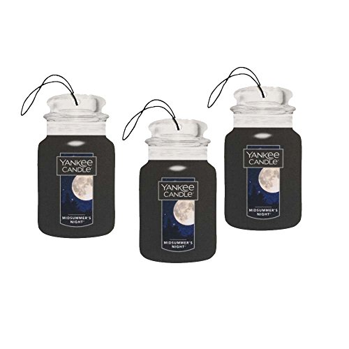 Yankee Candle Car Air Fresheners, Hanging Car Jar® Ultimate MidSummer's  Night® Scented, Neutralizes Odors Up To 30 Days