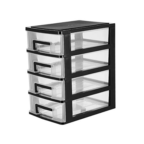 Yardwe 1 Pc Four-Layer Drawer Storage Cabinet