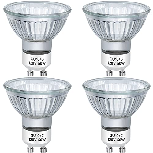 YBEK GU10 Halogen Light Bulbs - Warm White (Pack of 4)