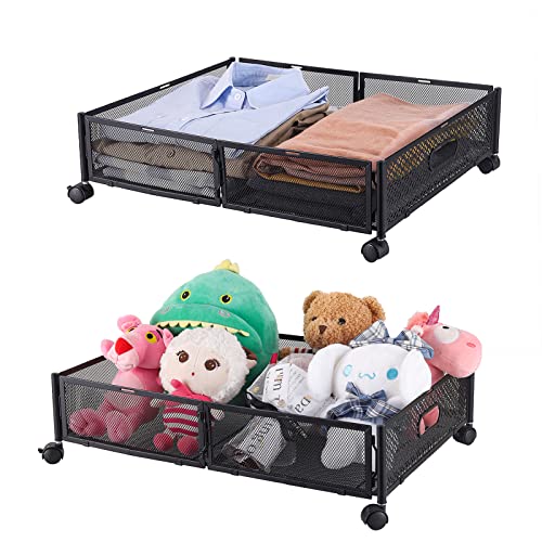 YCOCO Under Bed Storage with Wheels