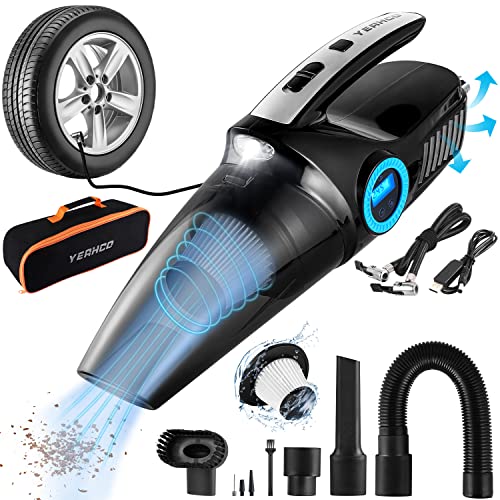 YEAHCO Car Vacuum Cleaner 4-in-1 Portable Handheld Vacuum