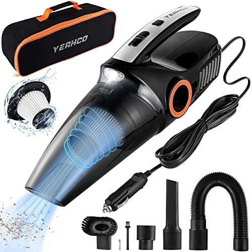 YEAHCO Portable Car Vacuum Cleaner