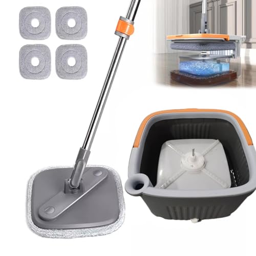 Yeashoo Smart Mop with Separate Clean and Dirty Water System