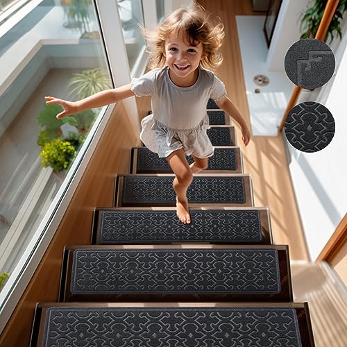 Yecaye Non Slip Carpet Stair Treads