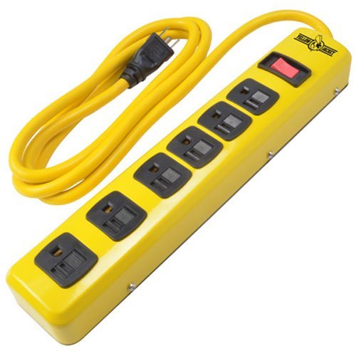 Yellow Jacket Heavy Duty Metal Power Strip (2-Pack)