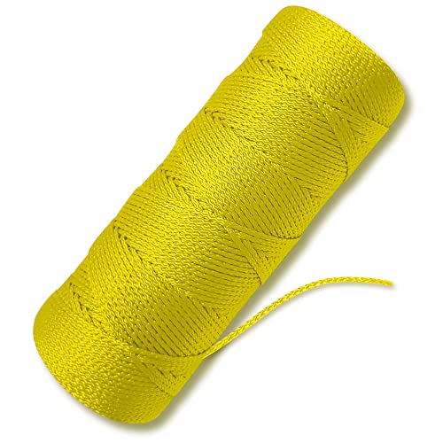 Yellow Mason Line String - #18 Braided Nylon String