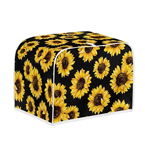 Yellow Sunflowers Print Toaster Oven Cover