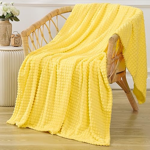 Yellow Throw Blanket