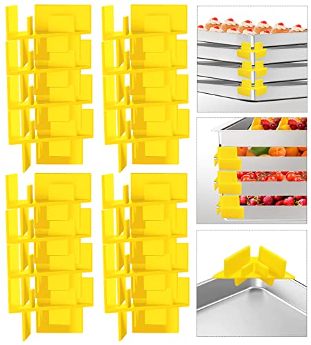 Yellow Tray Stackers for Harvest Right Freeze Dryer Trays
