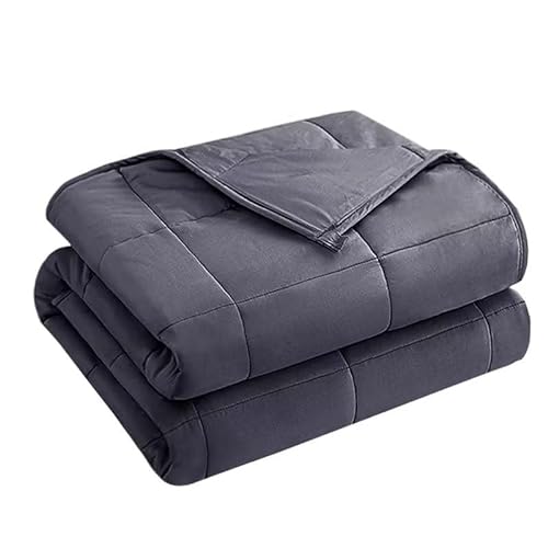 yescool 20lb Cooling Weighted Blanket - Queen Size Grey (60" x 80")