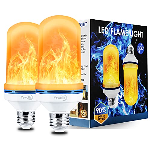 Yewclls LED Flame Light Bulb (2-Pack)