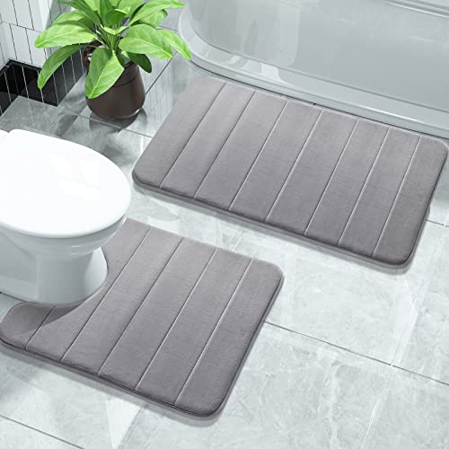 Suchtale Bathroom Rug Non Slip Bath Mat for Bathroom Water Absorbent Soft  Microfiber Shaggy - Bath Mats & Rugs, Facebook Marketplace