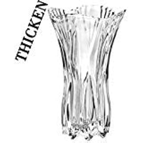 YISHENGRONG Crystal Glass Flower Vase