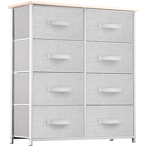 YITAHOME 8-Drawer Fabric Dresser - Large Capacity Storage Tower