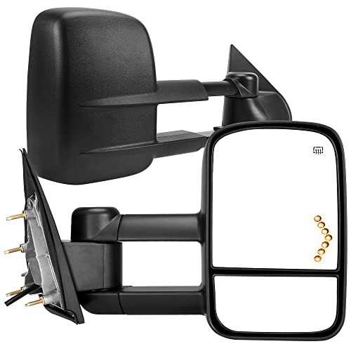 YITAMOTOR Power Heated Towing Mirrors - Improved Visibility and Functionality