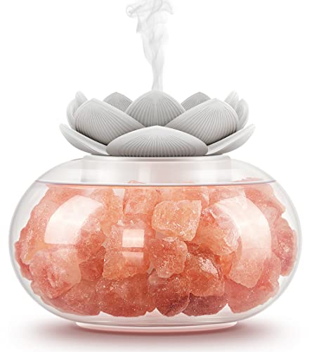 YJY Small Aromatherapy Diffuser with Salt Lamp