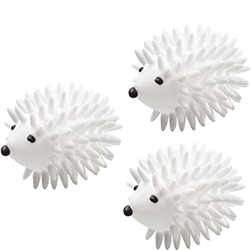 SYLALE Hedgehog Dryer Balls, 3-Pack, White