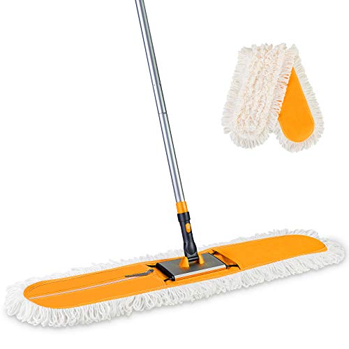 Yocada 36" Industrial Cotton Mop with 2 Mop Pads