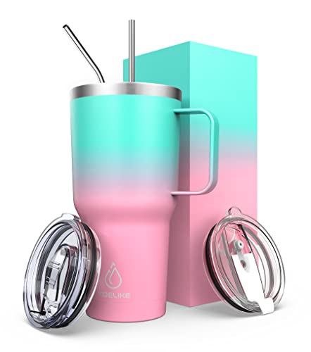 yoelike 32 oz Tumbler with Handle and Lid and Straw
