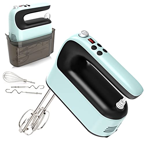 Yomelo 9-Speed Electric Hand Mixer with Storage Case