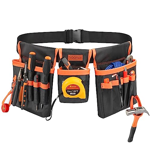 YOOFAN 15-Pocket Heavy Duty Tool Belt