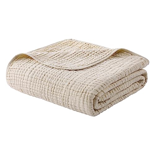 Yoofoss Muslin Blanket - Lightweight and Breathable