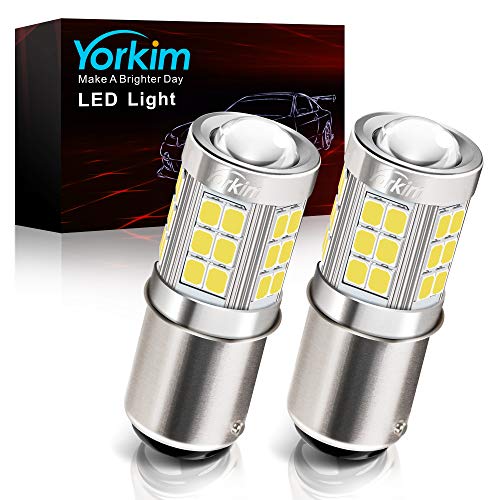 Yorkim 1157 LED Bulb - Super Bright, Easy Installation, Wide Compatibility