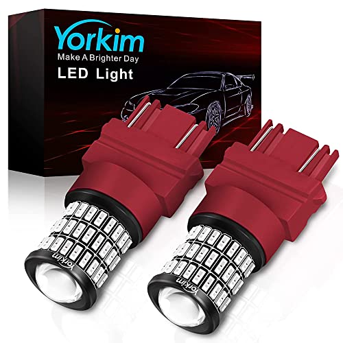 Yorkim 3157 Led Bulb Red - Ultra Bright Brake and Tail Lights