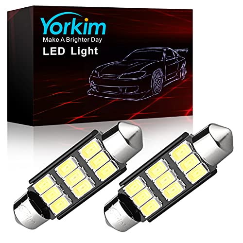 Yorkim 578 LED Bulb - Ultra Bright Interior Car Lights
