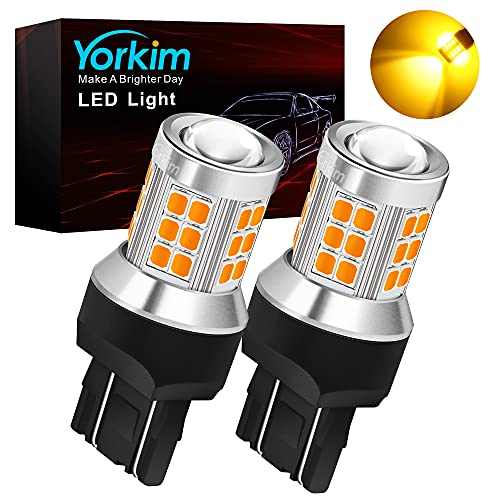 Yorkim 7443 LED Bulb Amber, Pack of 2