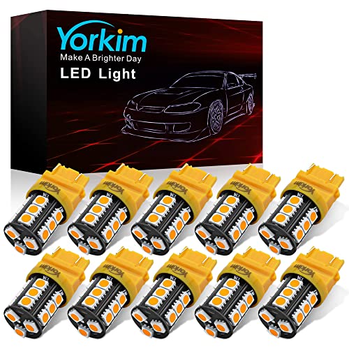 Yorkim LED Light Bulbs - Super Bright Amber